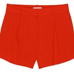 Babaton red shorts size 00